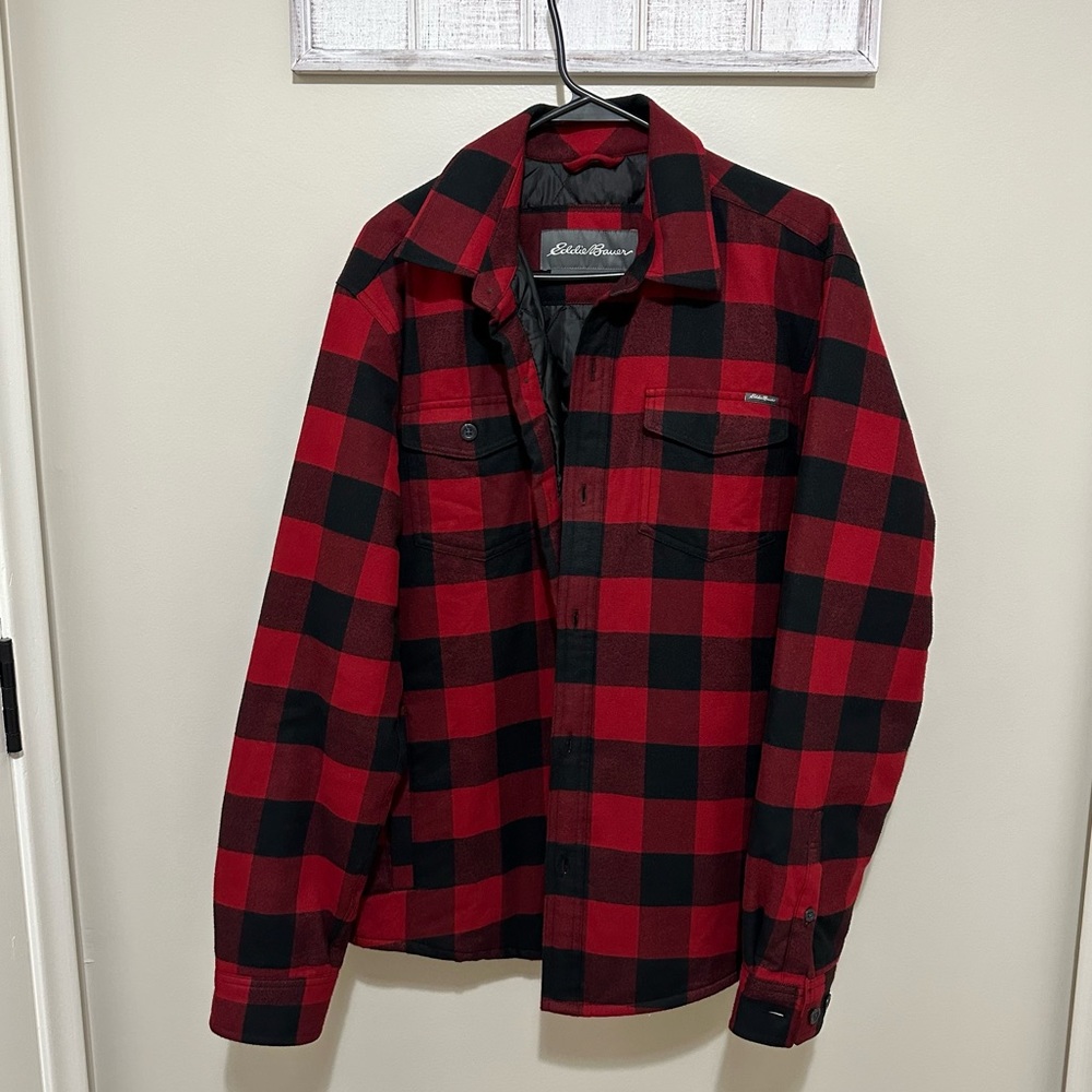Eddie Bauer men’s flannel jacket